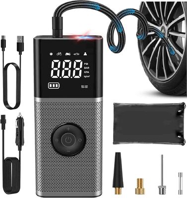 12V 150 PSI Portable Air Compressor For Car Tires 2X Faster Inflation LED Display