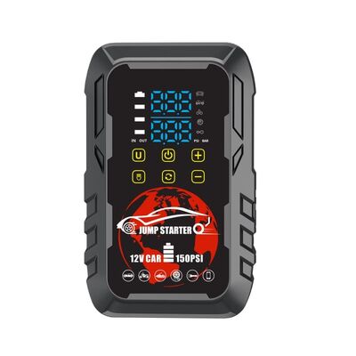 Vehicle Portable Jump Starter With Air Compressor 12V Emergency Jump Starter