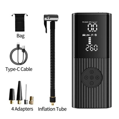 comprare Pompa d'aria portatile intelligente 12v Inflatore per pneumatici per auto Bici Ball online manufacture