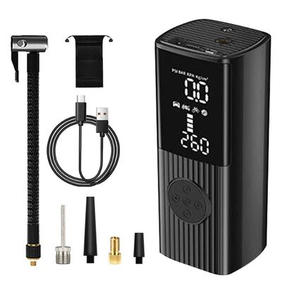 Buy Portable Car Tire Inflator With LED Light 6000mAh Rechargeable Car Tyre Inflator online manufacture