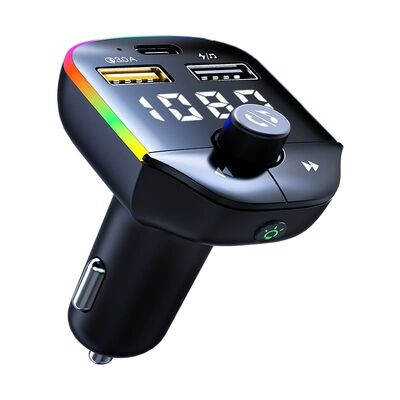 Αγορά Έξυπνος πομπός Bluetooth αυτοκινήτου FM 12W με διπλή γρήγορη φόρτιση USB PD online manufacture