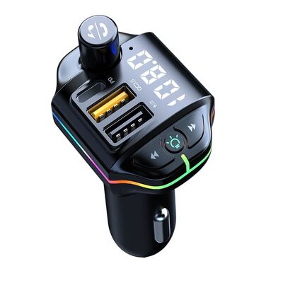 comprar Smart Car Bluetooth 5.0 reproductor de MP3 Transmisor FM con llamadas libres de manos online manufacture