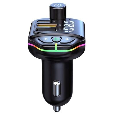 Buy Bluetooth 5.0 12W Car FM Transmitter Hands Free Car Mp3 Player Transmitter online manufacture