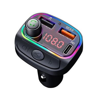 Beli Smart Car FM Transmitter 18W Fast Charging Wireless Hands Gratis Bluetooth FM Transmitter online manufacture