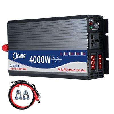 Buy 12V 24V Car Power Inverter DC To AC Pure Sine Wave Inverter 3000W online manufacture