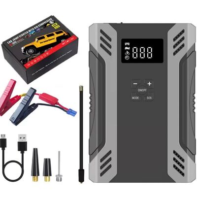 comprar Potente 2000A portátil Jump Starter Com compressor de ar Bateria do carro Booster Power Bank online manufacture