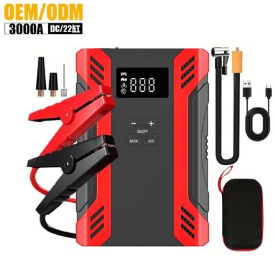 comprare 2000A Peak Portable Jump Starter Car Battery Jump Starter con compressore d'aria da 150 PSI online manufacture