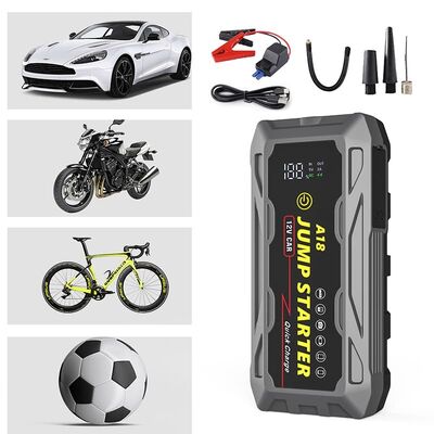 কেনা QC3.0 চার্জিং কার inflate সঙ্গে বহনযোগ্য 3000A গাড়ী ব্যাটারি জাম্প স্টার্টার online manufacture