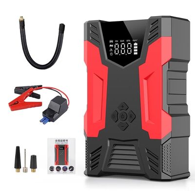 Αγορά 4 σε 1 Φορητό Jump Starter Έκτακτης Ανάγκης Αυτοκινήτου Jump Starter με αεροσυμπιεστή online manufacture