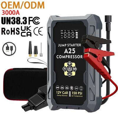 comprar Amplificador portátil inteligente del cargador de batería de coche del arrancador 3000A del salto online manufacture