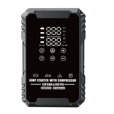Mua 4 trong 1 Car Jump Starter với máy nén không khí Đường bơm portable Power Bank online manufacture