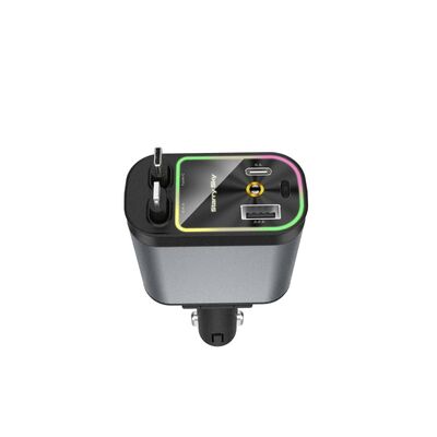 Beli Fast Charging 4 Port Retractable Car Charger 66W Dengan Star Galaxy Light online manufacture