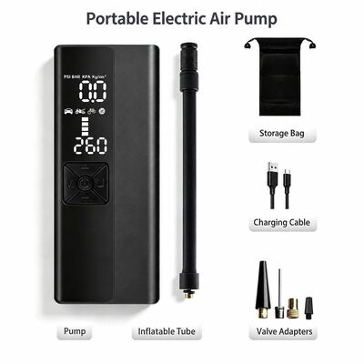 satın almak 4000mAh Şarj Edilebilir Pil ve LED Acil Durum Aydınlatmalı 150PSI Dijital Araç Lastik Şişirme online manufacture